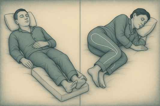 How to Elevate Your Legs While Sleeping on Your Side